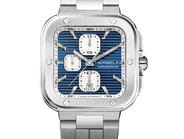 Herbelin Cap Camarat Square Chronographe : montre à la forme très tendance Herbelin Cap Camarat Square Chronographe : montre à la forme très tendance