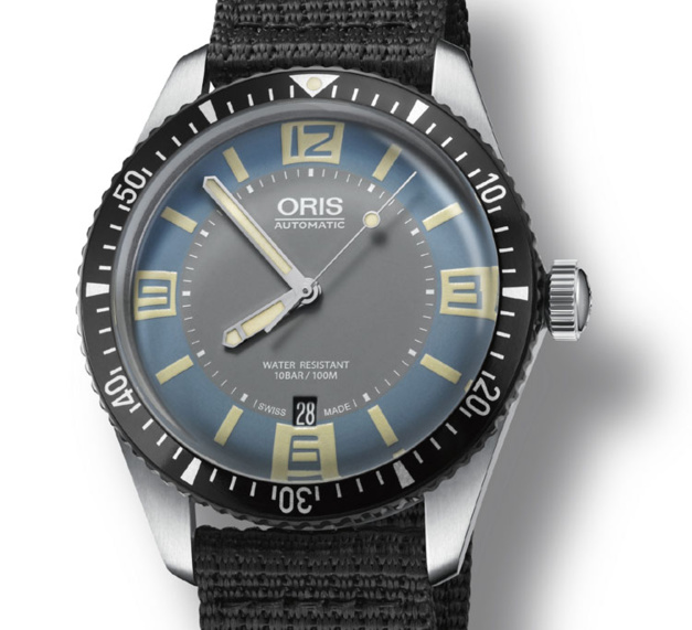 Oris Diver Sixty-Five : version bleue