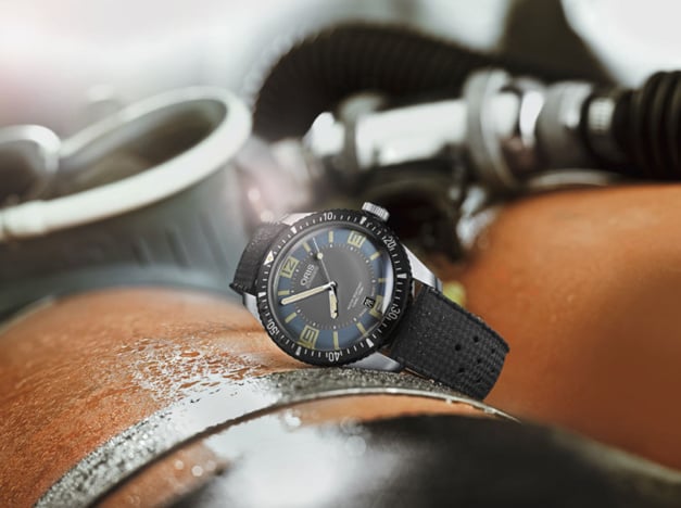 Oris Diver Sixty-Five : version bleue Oris Diver Sixty-Five : version bleue
