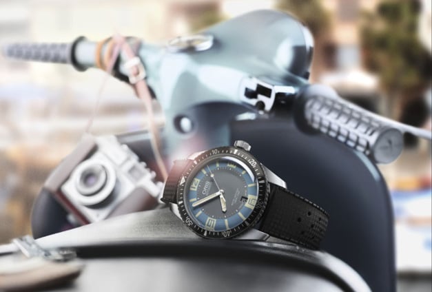 Oris Diver Sixty-Five : version bleue Oris Diver Sixty-Five : version bleue