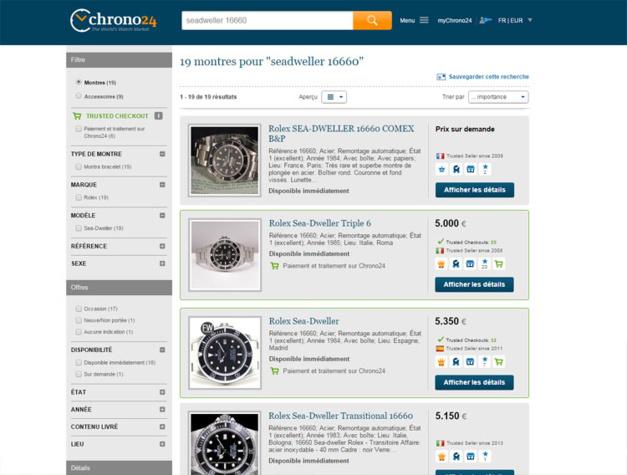 Pour trouver le bon prix d'une montre d'occasion Pour trouver le bon prix d'une montre d'occasion
