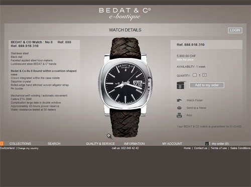 Site Internet Bedat & Co Site Internet Bedat & Co