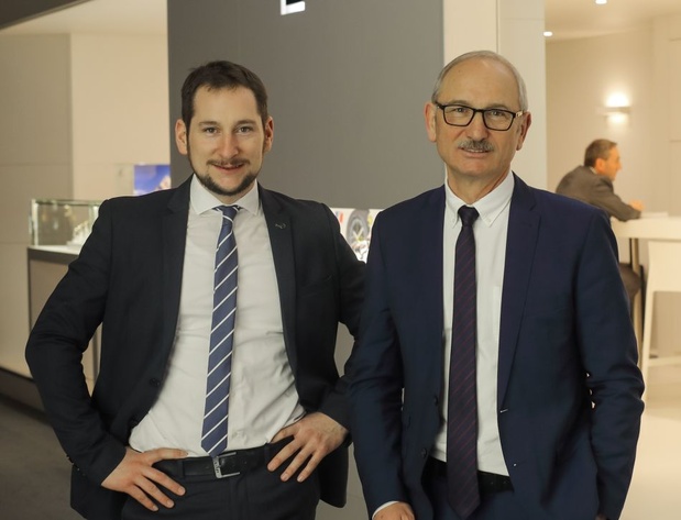 Pierre-Alain Bérard, à gauche et son père Pierre-Alain Bérard, à gauche et son père