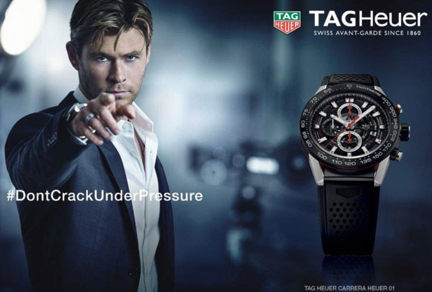Chris Hemsworth pour TAG Heuer Chris Hemsworth pour TAG Heuer