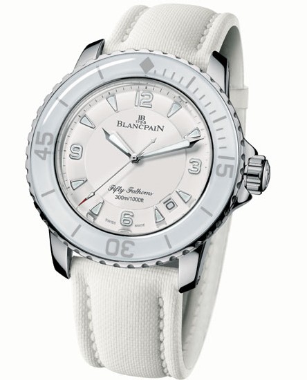 Fifty Fathoms de Blancpain (blanc)