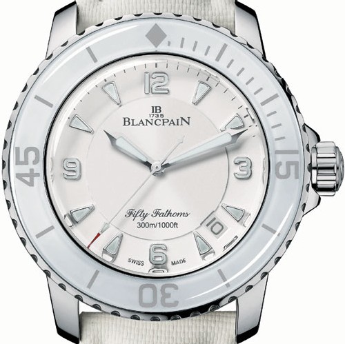 Fifty Fathoms de Blancpain (blanc)