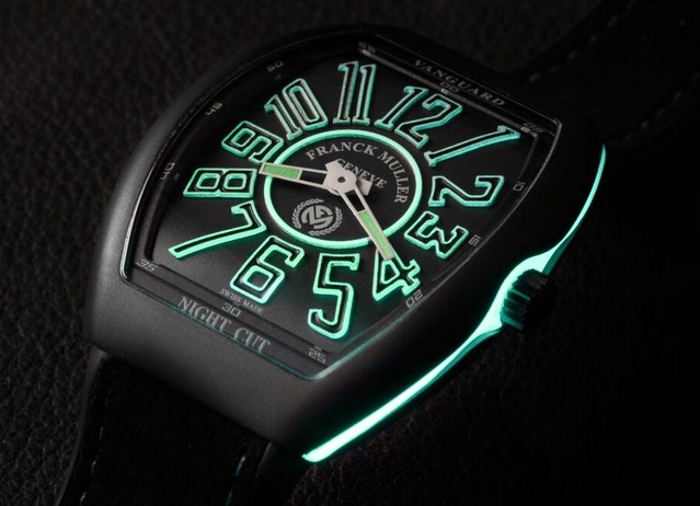 Franck Muller Vanguard Night Cut : belle de jour, éclatante la nuit Franck Muller Vanguard Night Cut : belle de jour, éclatante la nuit