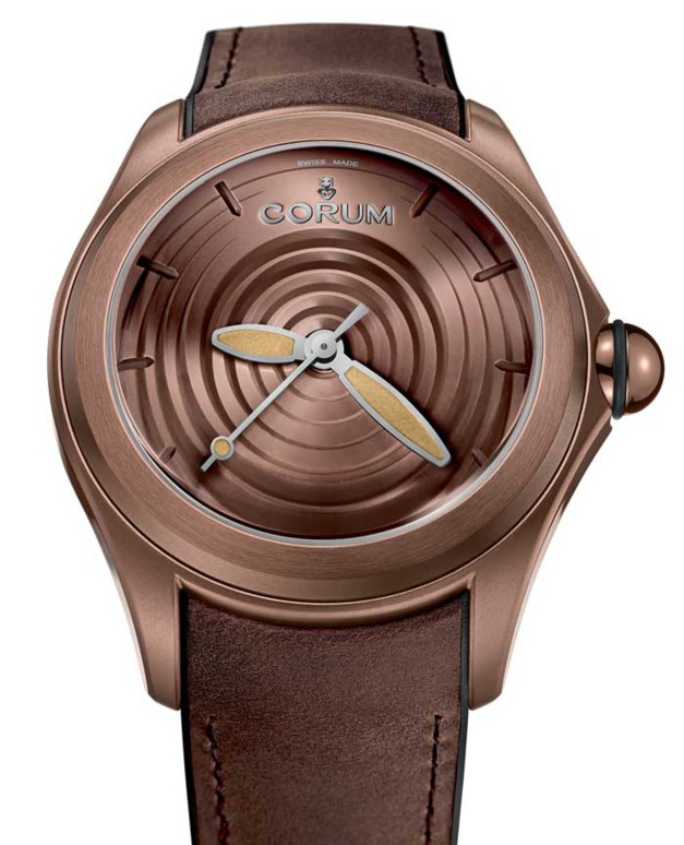 Corum Bubble Op Art : illusion d'optique hypnotique Corum Bubble Op Art : illusion d'optique hypnotique