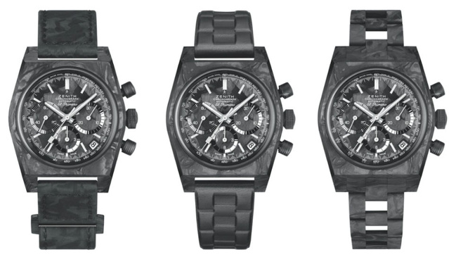 Zenith Chronomaster Revival A3818 Cover Girl Carbon : 3 séries limitées avec Revolution Zenith Chronomaster Revival A3818 Cover Girl Carbon : 3 séries limitées avec Revolution