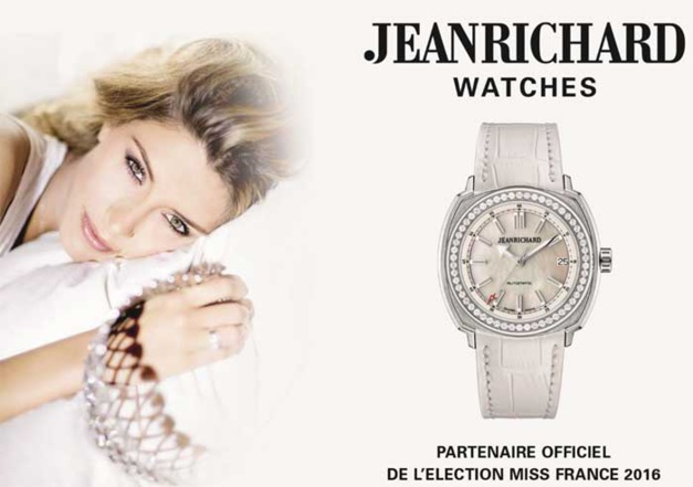 Jeanrichard : montre officielle Miss France 2016