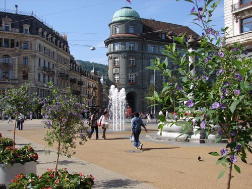 Place centrale, copyright Ville de Bienne Place centrale, copyright Ville de Bienne