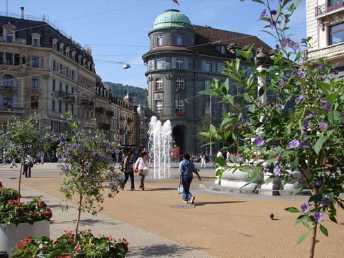 Place centrale, copyright Ville de Bienne