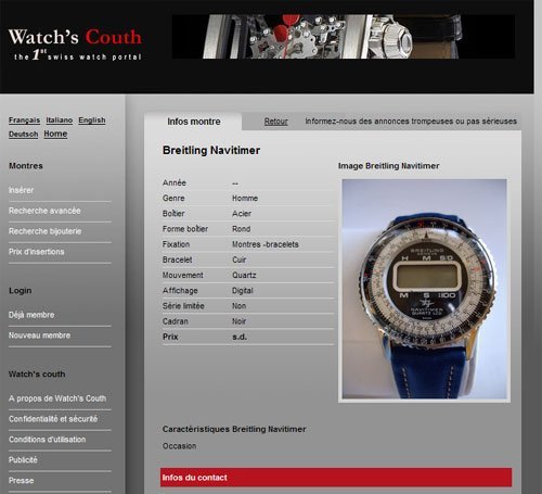 Watchcouth.ch : une plateforme Internet d’horlogerie pour trouver la perle rare