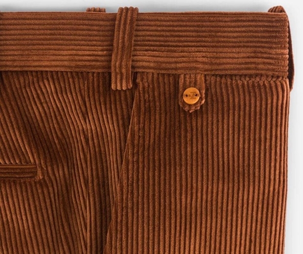 Les étoffes du vestiaire masculin : le corduroy et le velours côtelé Les étoffes du vestiaire masculin : le corduroy et le velours côtelé