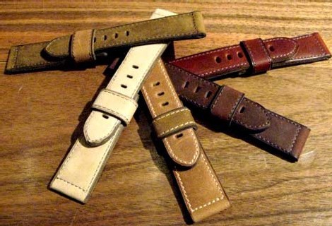 Bracelet-montre : tannages spéciaux par ABP Bracelet-montre : tannages spéciaux par ABP