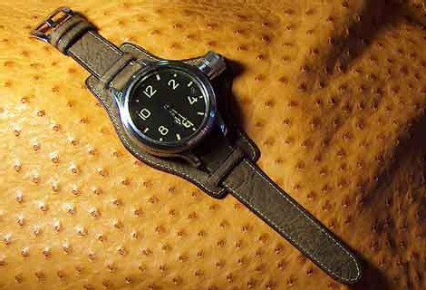 Bracelet-montre : tannages spéciaux par ABP Bracelet-montre : tannages spéciaux par ABP