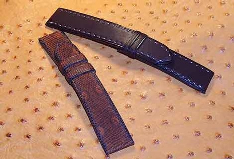 Bracelet-montre : tannages spéciaux par ABP Bracelet-montre : tannages spéciaux par ABP