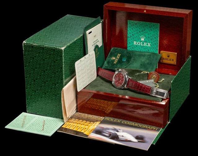 Watchfid : vente d'une exceptionnelle série de 4 Rolex Daytona 16519 aux cadrans de couleur