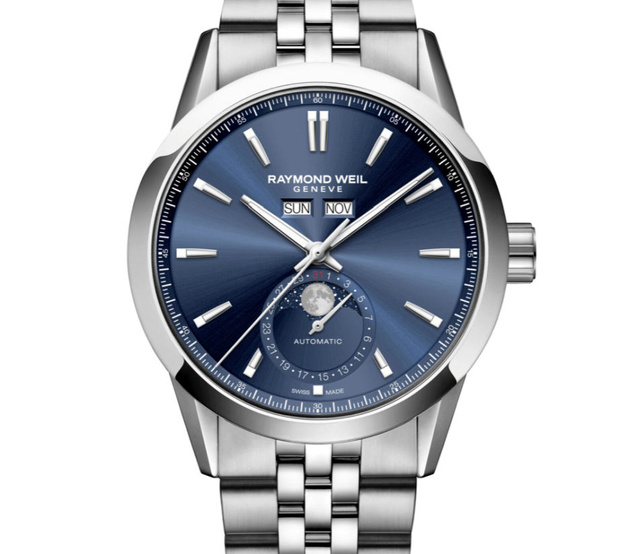 Raymond Weil : une nouvelle Freelancer avec calendrier complet des plus réussies