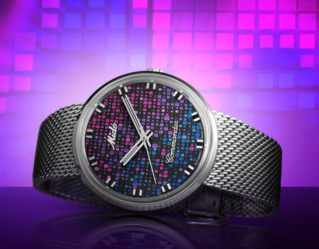 Mido Commander 1959 : une explosion de pixels Mido Commander 1959 : une explosion de pixels