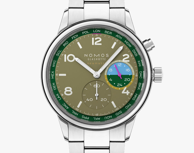 Nomos Club Sport neomatik Worldtimer : le monde en couleurs Nomos Club Sport neomatik Worldtimer : le monde en couleurs
