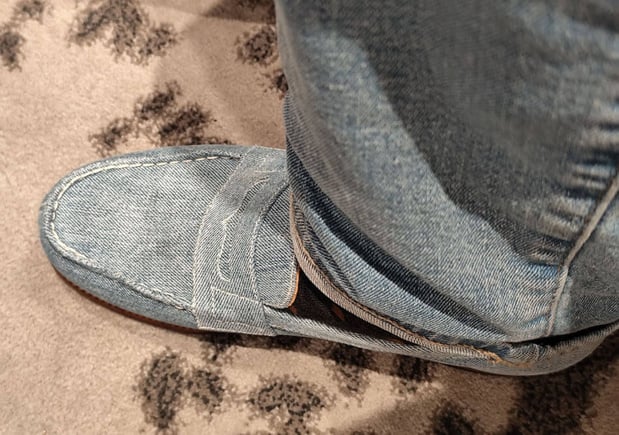 JM Weston lance son mocassin 180 en version denim JM Weston lance son mocassin 180 en version denim