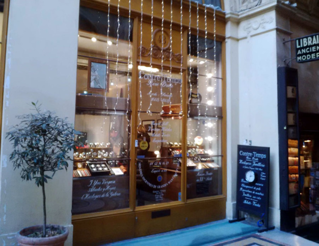 Contre-Temps s'installe Galerie Vivienne à Paris Contre-Temps s'installe Galerie Vivienne à Paris