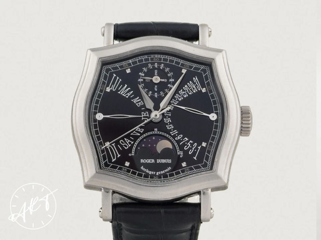 Roger Dubuis Sympathie Bi-Rétrograde Calendrier Perpétuel : pur collector vendu par Artwatches.com Roger Dubuis Sympathie Bi-Rétrograde Calendrier Perpétuel : pur collector vendu par Artwatches.com