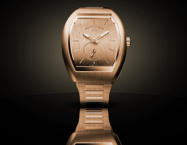 Franck Muller Monolith : montre or monochromatique Franck Muller Monolith : montre or monochromatique