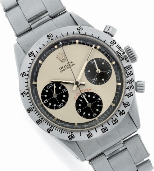 Ref. 6262, Cosmograph Daytona, Paul Newman de 1969 Photo d'après le catalogue Antiquorum Ref. 6262, Cosmograph Daytona, Paul Newman de 1969 Photo d'après le catalogue Antiquorum