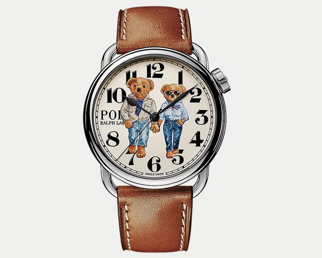 Ralph Lauren Polo Bear : une nouvelle version en 38 mm sur boitier acier