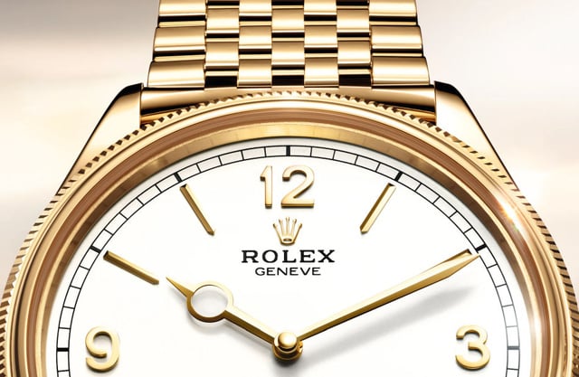 Rolex 1908 : nouvelle version or jaune avec bracelet or jaune Settimo Rolex 1908 : nouvelle version or jaune avec bracelet or jaune Settimo