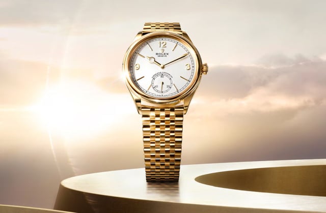 Rolex 1908 : nouvelle version or jaune avec bracelet or jaune Settimo Rolex 1908 : nouvelle version or jaune avec bracelet or jaune Settimo