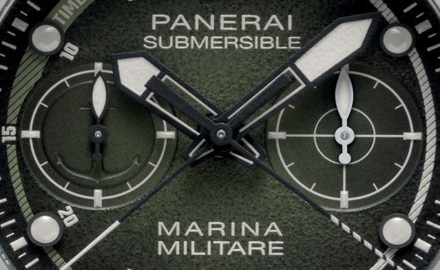 Panerai Submersible Chrono Marina Militare Experience : montre martiale