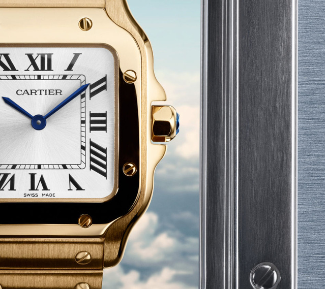 La Santos de Cartier revient dans une version "petit modèle"