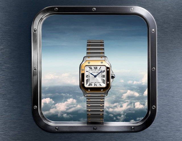 La Santos de Cartier revient dans une version "petit modèle"