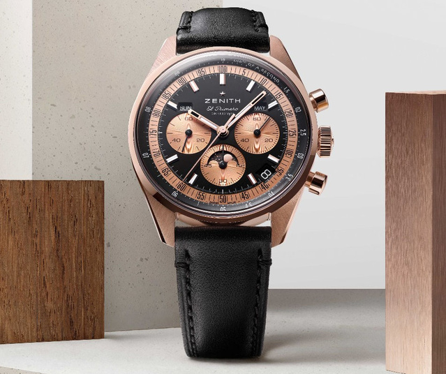 Zenith Chronomaster Triple Calendrier : en rose et noir