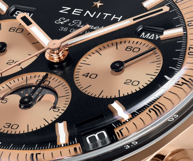 Zenith Chronomaster Triple Calendrier : en rose et noir