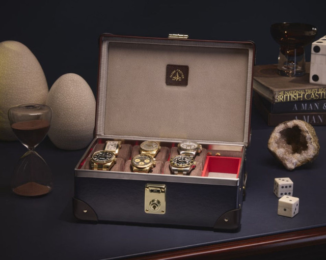 Globe-Trotter : de très chics coffrets de montres qui évoquent le design des célèbres valises Globe-Trotter : de très chics coffrets de montres qui évoquent le design des célèbres valises
