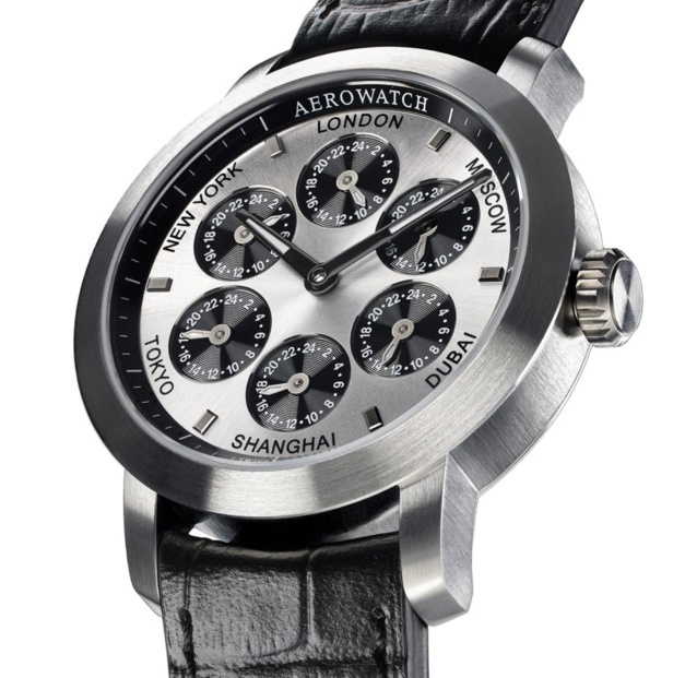 Aerowatch Renaissance 7 Times Zones : une montre, sept fuseaux horaires