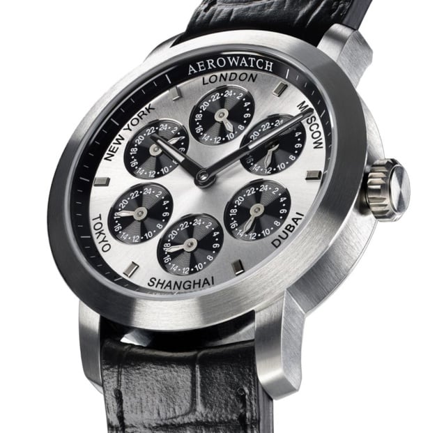 Aerowatch Renaissance 7 Times Zones : une montre, sept fuseaux horaires Aerowatch Renaissance 7 Times Zones : une montre, sept fuseaux horaires