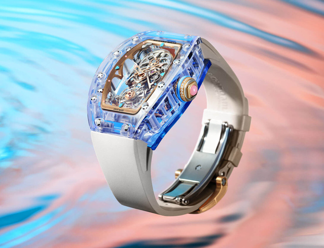 Richard Mille RM 75-01 Tourbillon Volant Saphir : transparence horlogère Richard Mille RM 75-01 Tourbillon Volant Saphir : transparence horlogère