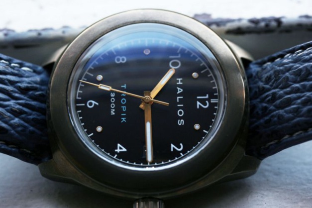 Halios Tropik B : très jolie "petite montre" en bronze Halios Tropik B : très jolie "petite montre" en bronze