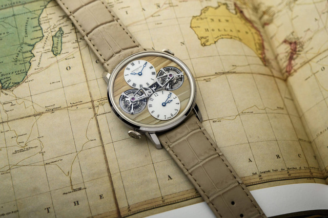 Arnold & Son Double Tourbillon "Landscape" : quand le jaspe paysage ouvre de nouveaux horizons