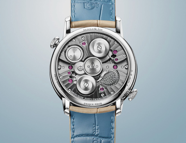 Arnold & Son Double Tourbillon "Landscape" : quand le jaspe paysage ouvre de nouveaux horizons
