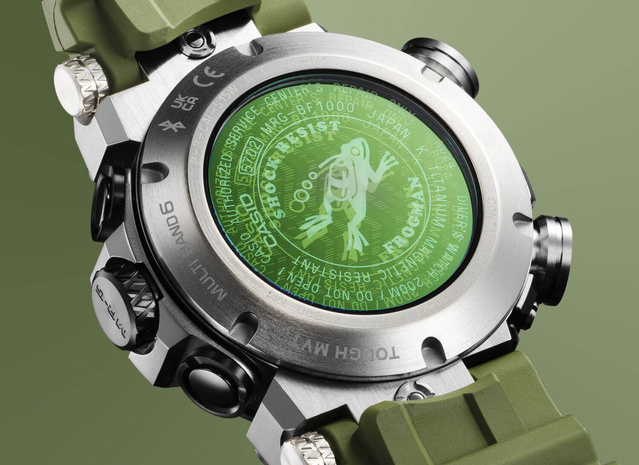 G-Shock MR-G BF1000RG : montre amphibie aux origines batraciennes G-Shock MR-G BF1000RG : montre amphibie aux origines batraciennes