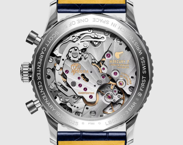 Breitling : une Navitimer Cosmonaute en platine pour le 100ème anniversaire de Scott Carpenter Breitling : une Navitimer Cosmonaute en platine pour le 100ème anniversaire de Scott Carpenter