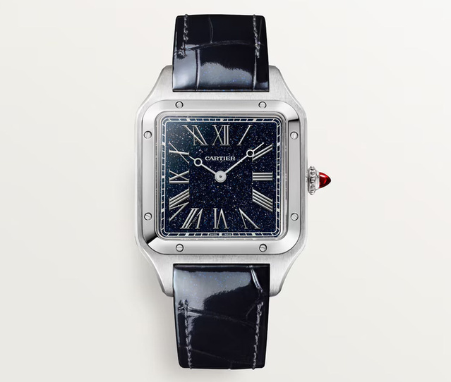 Cartier : une somptueuse Santos-Dumont en platine en édition spéciale France Cartier : une somptueuse Santos-Dumont en platine en édition spéciale France