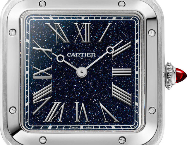 Cartier : une somptueuse Santos-Dumont en platine en édition spéciale France Cartier : une somptueuse Santos-Dumont en platine en édition spéciale France