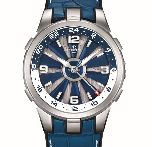 Turbine GMT de Perrelet : pour jongler avec les fuseaux horaires Turbine GMT de Perrelet : pour jongler avec les fuseaux horaires